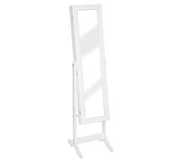 Atmosphera - Armoire à bijoux verre - blanc - 37-2x145 cm