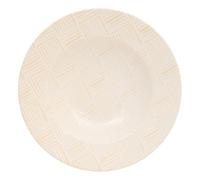 Atmosphera - Assiette pâtes laetitia d28cm creme