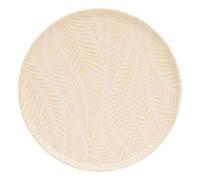 Atmosphera - Assiette plate gina d28cm creme