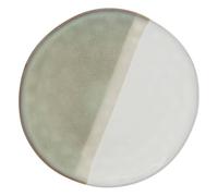 Atmosphera - Assiette Plate Sahara en Grès - Beige Bicolore - Ø 26,5 cm - Pour Cuisine, Art de la Table