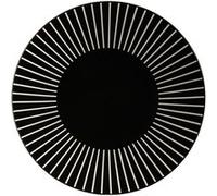 Atmosphera - Assiette plate Sun - Diam. 27 cm - Noir