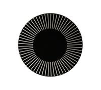 Atmosphera Assiette plate Sun Diam. 27 cm Noir