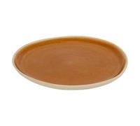 Atmosphera - Assiette plate wonja jaune l27xp26,4xh2,1cm