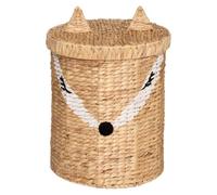 Atmosphera - Bac à Jouet Renard - Jacinthe d'eau tressée H50 cm