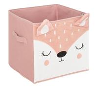 Boite de rangement velours Biche Rose - Atmosphera For Kids