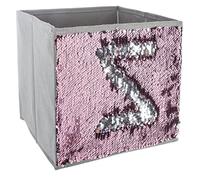 Atmosphera - Bac de Rangement Enfant - Sequin - Argent
