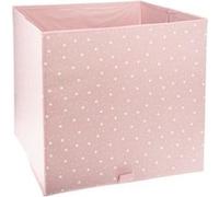 Bac de rangement ""Etoile"" rose 29x29cm - Atmosphera createur d'interieur