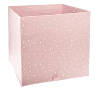 Atmosphera - Bac de Rangement Pliable Rose étoiles