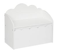 Banc coffre douceur nuage Blanc - Atmosphera For Kids