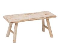 Atmosphera Banc d'Appoint Woody Bois de Peuplier 70 x 26 x 31 cm pour Salon et Chambre