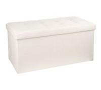 - Banquette coffre pliable Lysandre - L. 76 x H. 38 cm - Beige - Lysandre