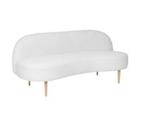 Atmosphera - Banquette en bouclette INSI - 2 Places - Blanc - Insi G