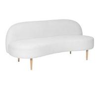 Atmosphera - Banquette en bouclette INSI - 2 Places - Blanc - Insi G