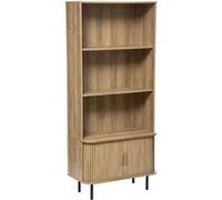 Atmosphera - Bibliothèque 2 portes Colva en bois - Marron - Colva Marron G