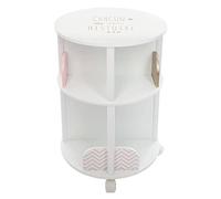 Bibliothèque enfant ronde Douceur - Diam. 40 x H. 59 cm - Rose