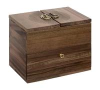 Atmosphera Créateur d'intérieur - Boîte à Bijoux "Jiling" 20cm Naturel Marron G