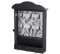 Boîte à clés - ATMOSPHERA - Beau Manoir - 20 x 7,5 x 28,5 cm - Noir et Blanc - Design élégant