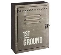 Atmosphera - Boîte à clé District 9 30x23 cm - Gris