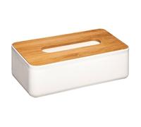 Atmosphera - Boîte à mouchoirs scandinave Baltik - Blanc Blanc