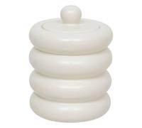 Atmosphera - Boîte déco Mike céramique Blanc 14,711,2cm