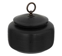 Atmosphera - Boîte Jil en céramique D14cm Noir