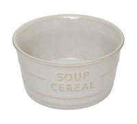Atmosphera - Bol inscription soup cereal blanc 50cl