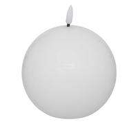 Atmosphera - Bougie boule led molia d.10cm blanc
