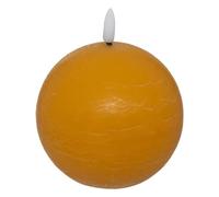 Créateur d'intérieur - Bougie Boule à LED Molia 10cm Jaune