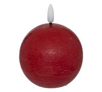 Atmosphera Créateur d'intérieur - Bougie Boule à LED "Molia" 12cm Rouge Rouge G