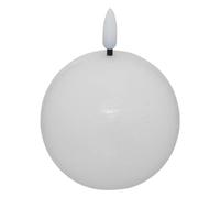 Atmosphera - Bougie boule led molia d.8cm blanc