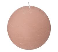 Comptoir de la Bougie - Bougie Boule "Rustic" 10cm Rose Clair Rose G