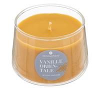 Atmosphera Bougie parfumée en verre "Izor" Vanille 110 g Jaune G