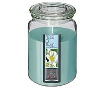 Comptoir de la Bougie - Bougie Parfumée en Verre Couvercle 510g Fleur Tiaré G