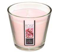 Atmosphera Bougie parfumée Nina en verre 190 g Rose