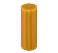 Atmosphera - Bougie ronde Demi en coton D5cm jaune moutarde