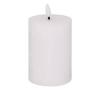 Atmosphera - Bougie ronde à led molia h13cm blanc