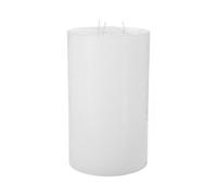 Atmosphera - Bougie rustique - 3 mèches - blanc - 3kg