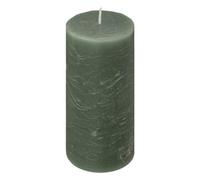 Atmosphera Bougie ronde rustique H 14 cm 445 g Vert eucalyptus