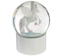 Paris Prix Boule à neige en verre Licorne 13 cm Blanc