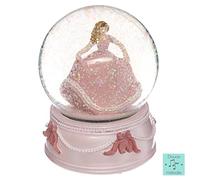 - Boule à Neige Musicale Princesse 14cm Rose
