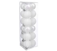 Atmosphera - Boules de noël 30 mm x18 Blanc