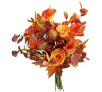 Atmosphera - Bouquet artificiel automnal - H. 55 cm - Orange Orange G