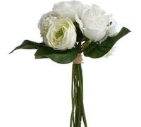 Atmosphera - Bouquet de fleurs artificielles blanches - H. 30 cm Blanc