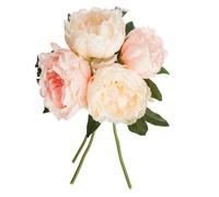 Atmosphera - Bouquet de fleurs artificielles - H. 30 cm - Rose