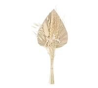Atmosphera - Bouquet de Fleurs Séchées Sea View - Naturel, H 30 cm, avec Feuille de Palmier - Décoration d'Intérieur, Style Bohème