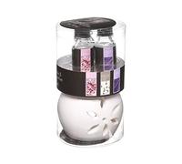 Atmosphera - Brûle - parfum et lot de 3 huiles - floral - 10ml