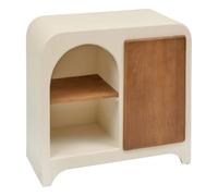 Atmosphera - Buffet 1 Porte 4 Niveaux Sienna Beige h85cm