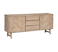 Atmosphera - Buffet 3 tiroirs et 2 portes Aeris en bois - Marron