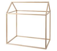 Cabane en bois chambre enfant structure seule Atmosphera Beige, Naturel G