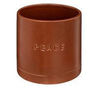 Atmosphera - Cache-pot en pot en céramique D14cm marron caramel